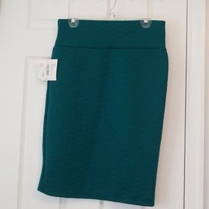 LulaRoe NWT L Cassie teal green